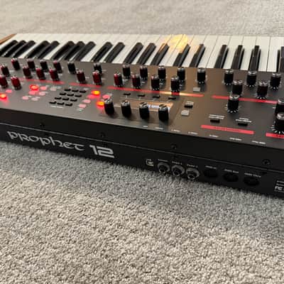 Dave Smith Instruments Prophet 12 61-Key 12-Voice Polyphonic Synthesizer 2013 - 2018 - Black with Wood Sides image 12