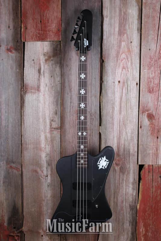 Epiphone Nikki Sixx Blackbird 4 String Bass Electric Guitar w Opti