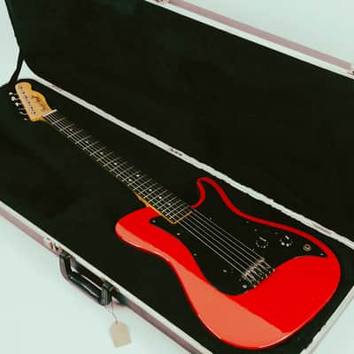 1981 Fender Bullet S-1 Standard Red w/ Integrated Pickguard/Bridge, Designed by John Page, OHSC image 5