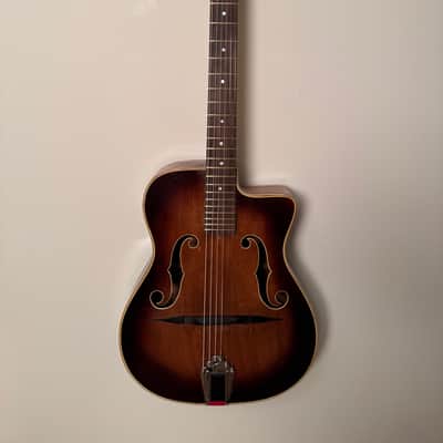 Couesnon F-hole 1940's - Sunburst Selmer style guitar image 2
