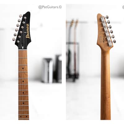 2021 Ibanez FLATV1-BK Josh Smith Signature in Black 7.3lbs image 3