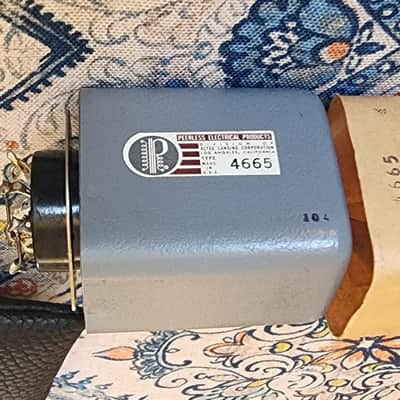 Peerless Altec NOS PAIR of 4665 MC Stepup Microphone Preamp Transformer  1960s image 5
