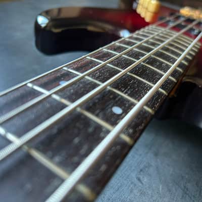 Tokai Custom Edition Jazz Bass Made in Japan 1991 - Transparent Red image 11