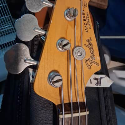 2010 Fender Japan JB62M Medium Scale 3 Tone Sunburst Jazz Bass, MIJ image 8