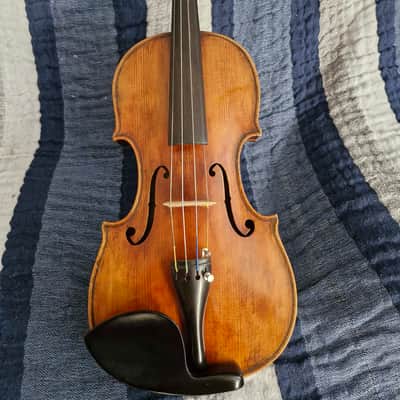 Carlo Anselmo northern Italy Handmade stradavarious copy antique - brown varnish 4/4 image 1