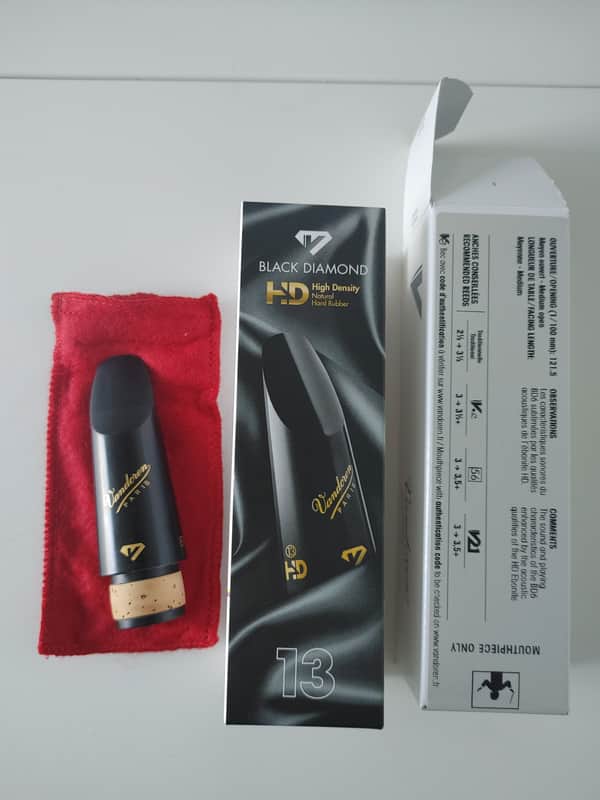 Vandoren BD6 HD Hard Rubber Clarinet Mouthpiece Series 13 image 1