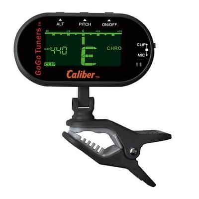 GoGo Tuners Caliber Multi Instrument Clip On Tuner - Black image 1
