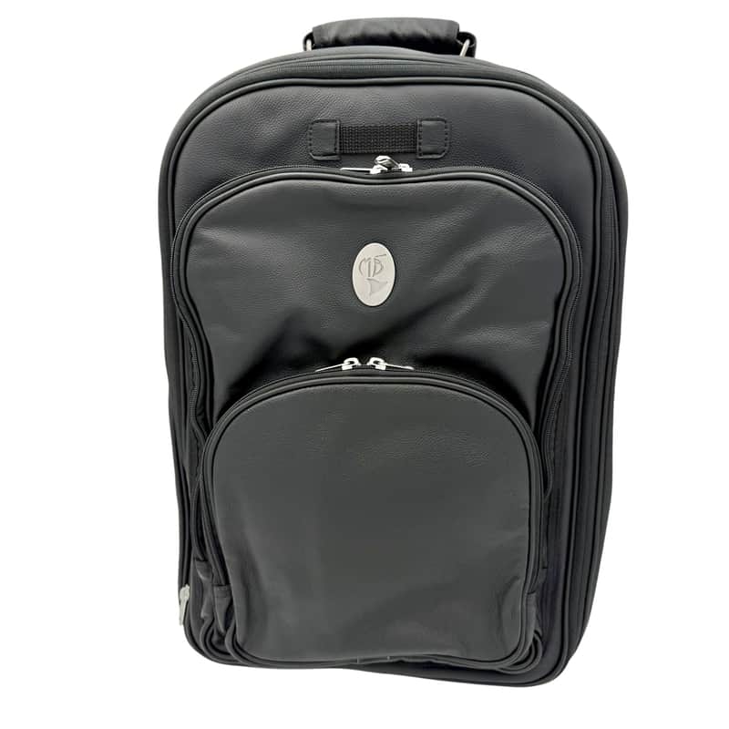 Marcus Bonna MB XL Backpack Bag - Detachable Bell French Horn Case Color:Black Material:Leather image 1
