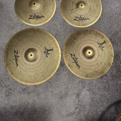 Zildjian LV468 L80 Low Volume Box Set 14/16/18" Cymbal Pack 2015 - Present - Buffed Bronze image 2