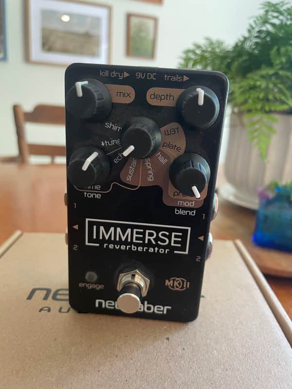 Neunaber Audio Immerse Reverberator V2 2019 - Black image 1