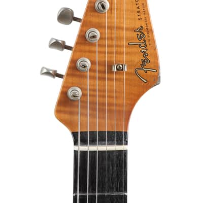 New Fender Custom Shop Levi Perry Masterbuilt '60 Stratocaster Heavy Relic Aged Sherwood Metallic image 3