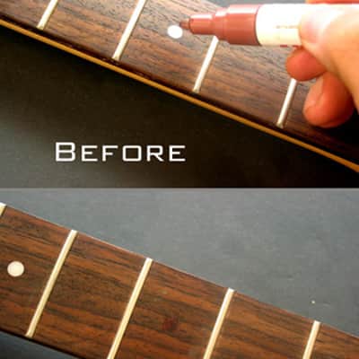 Stars  White Stickers Inlay Fret Markers Stickers Vinyl Guitars & Bass image 3