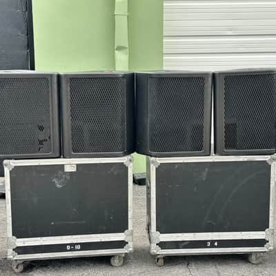 (4) Clair Brothers 12AM 12" Stage Monitor Wedges w/ Port Road Case #143 THS image 7