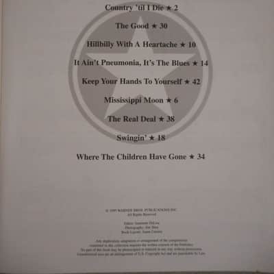Vintage John Anderson "Country 'til I Die" Songbook 1995 image 3