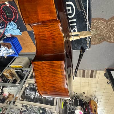 Encore. 3/4 Upright Double Bass.(2011)(Spruce/Flamed Maple)(Carry Bag) image 9
