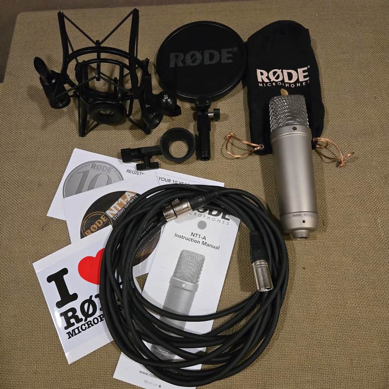 RODE NT1-A Large Diaphragm Cardioid Condenser Microphone & Accessories image 1