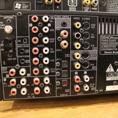 DENON AVR-1907/DVD-757 w/remote fully functional - refurbished image 12