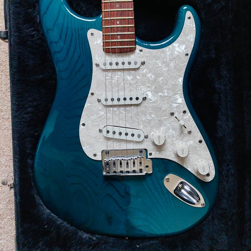 1998 ESP MIJ Vintage Plus Trans Teal