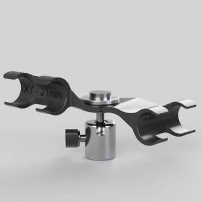 XY-21mm Stereo Microphone Mount - Stereo Bar - JMAcoustic image 1