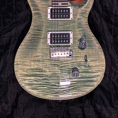 PRS Custom 24 2011 - Present - Tramp2016 PRS Custom 24 USA Core – Trampas Green – All Stock w/ Original Case image 2