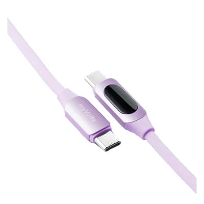 myVolts Step Up USB-C Power Delivery Cable (Purple) image 2