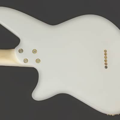 Baritone - Dood Craft Guitars - The Beatrice 628 - #150 - White & Gold image 8