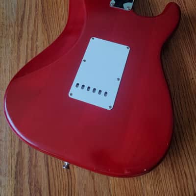 Fender Highway One Stratocaster Left Handed || Transparent Red Lefty image 14
