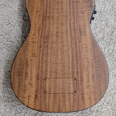 Luna UKE BARI BASS KOA Acoustic Electric 4-String Bari-Bass Ukulele with Gig Bag image 5