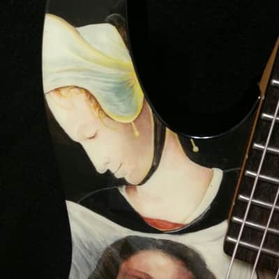 Schecter USA Masterworks #2 NOS 1997 "Christ Carrying the Cross" custom graphic image 10