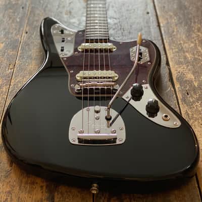 Fender Japan Rare Alder Jaguar Reissue MIJ Piano Black w/ Matching Headstock MIJ Japan 2024 image 1