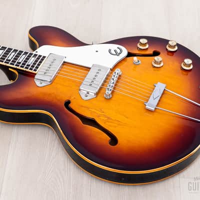 1991 Epiphone Casino Vintage Guitar Sunburst Pre-Elitist, Japan Terada image 10