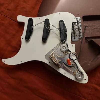Fernandes Strat RST-40  Loaded Body - (Burgundy Mist) image 12