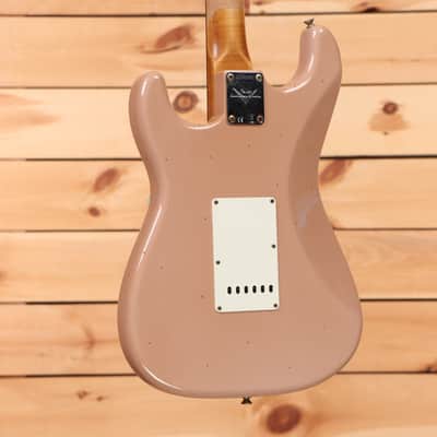 Fender Custom Shop 1959 Stratocaster Journeyman Relic - Dirty Shell Pink - CZ582861 - PLEK'd image 6
