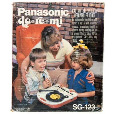 Panasonic tornado SG-123 Do-Re-Mi Red/White image 2