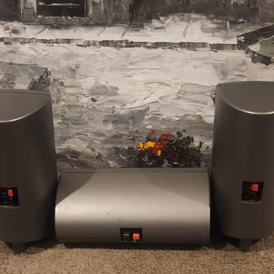JBL JBL 150SISAT Speakers Grey 4 satilites and 1 center channel 90s image 2