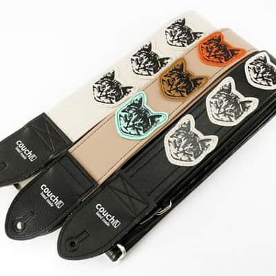 The Couch Multi-Colored Cat Guitar Strap image 3
