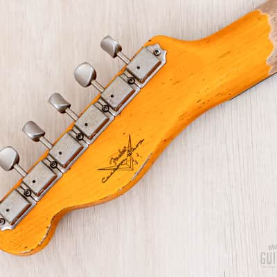Fender Custom Shop 1963 Telecaster Heavy Relic Dirty Shell Pink, Featherweight image 5
