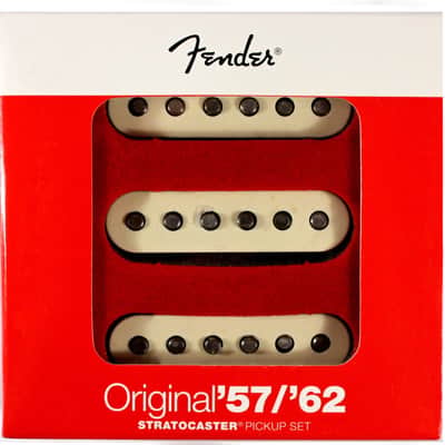 Genuine Fender Original ’57/’62 Strat Pickups, Set of 3, 099-2117-000 NEW