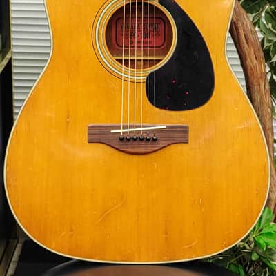 Yamaha FG-120F 00 Auditorium Sized Acoustic 1974 Natural | Reverb