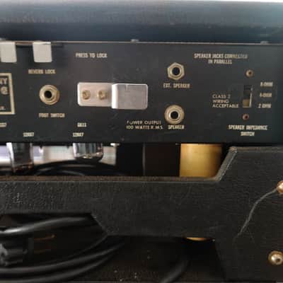 Ampeg V-4 100-Watt Guitar Head with Reverb 1970 - 1980 - Black image 7