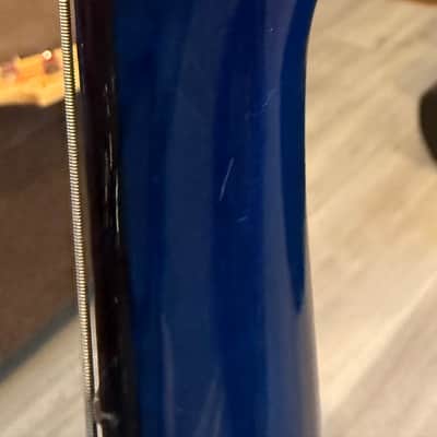 MIJ Fender Prophecy II Bass PJ  1993 - 1994 - Sapphire Blue Transparent with GIg Bag image 22