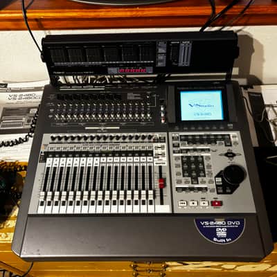 Roland VS-2480DVD LOADED 3x VS8F-3 w ALL PLUGINS 120GB SSD VS8F-2 Meter Bridge image 2