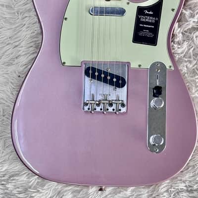 Fender Vintera II Road Worn '60s Telecaster, Rosewood board, Burgundy Metallic image 4