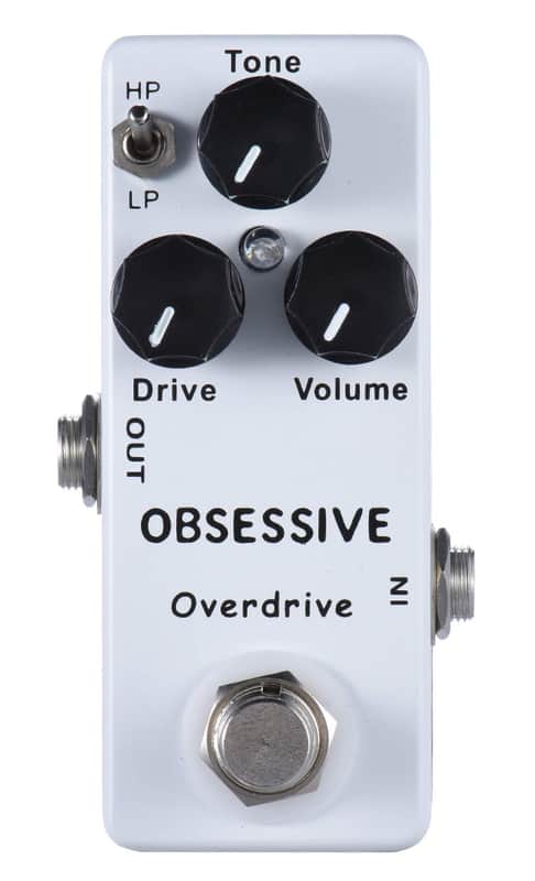 Mini Obsessive Overdrive Effect Pedal with True Bypass Switch (Price includes the import duty for US buyer) image 1