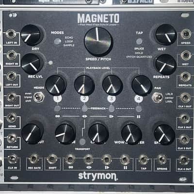 Strymon Magneto Four Head dTape Echo and Looper Eurorack Unit 2010s - Black image 1