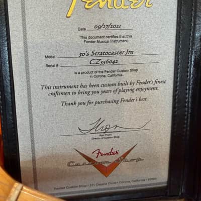 Fender Custom Shop '50s Reissue Stratocaster Journeyman Relic 2021 image 5