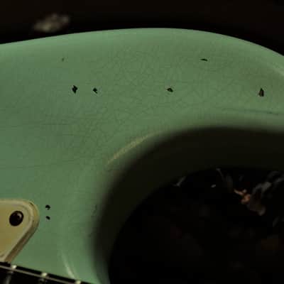 American Fender Stratocaster Relic Nitro Surf Green Custom ShopTexas Specials image 14
