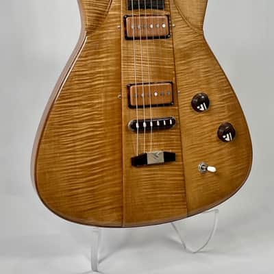 Jesselli Guitars “3-Piece Special” Flame Maple. Fully Hollow & Carved 2021 / NEW (Authorized Dealer) image 2