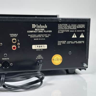Vintage McIntosh MCD7005 Compact Disc Player Audiophile Stereo image 12