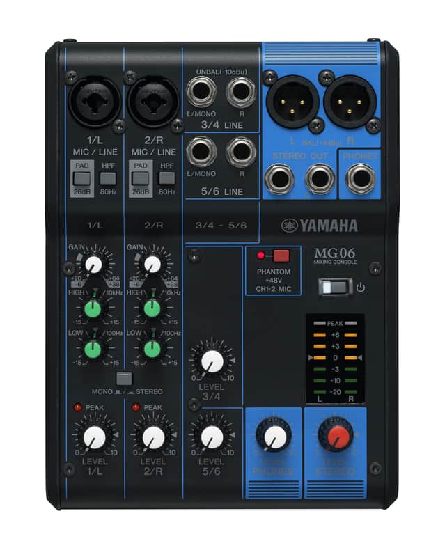 Yamaha MG06 Mixing Console image 1